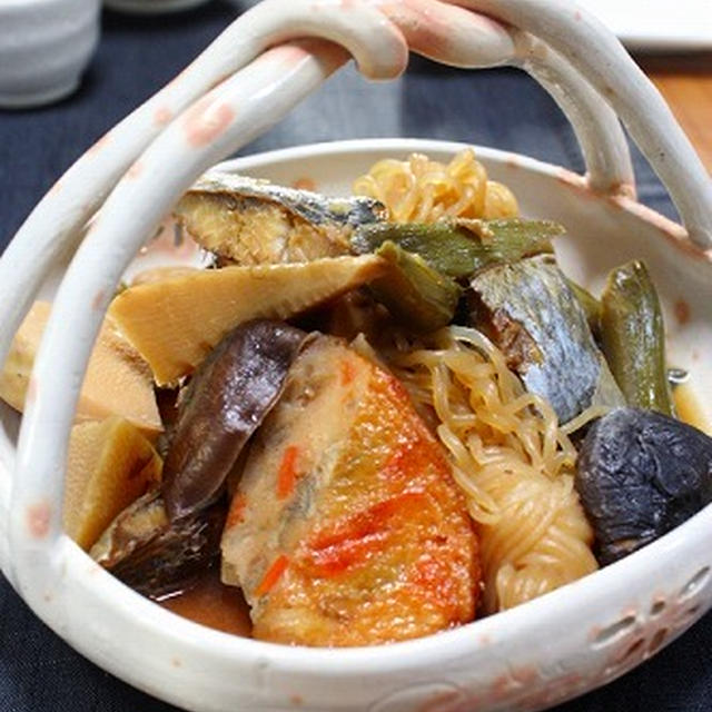 ウドとニシンのごちそう煮　山と海との絶妙コンビ