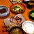 焼き魚定食な晩ごはん(鰤カマの塩焼き、ニラ玉)