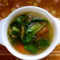 青梗菜のスープ。