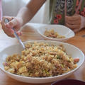 夏のブランチは、炒飯とナスの味噌汁で｜好きな作家４人。今は岳飛伝