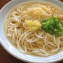 今朝は細うどんをいりこだしで