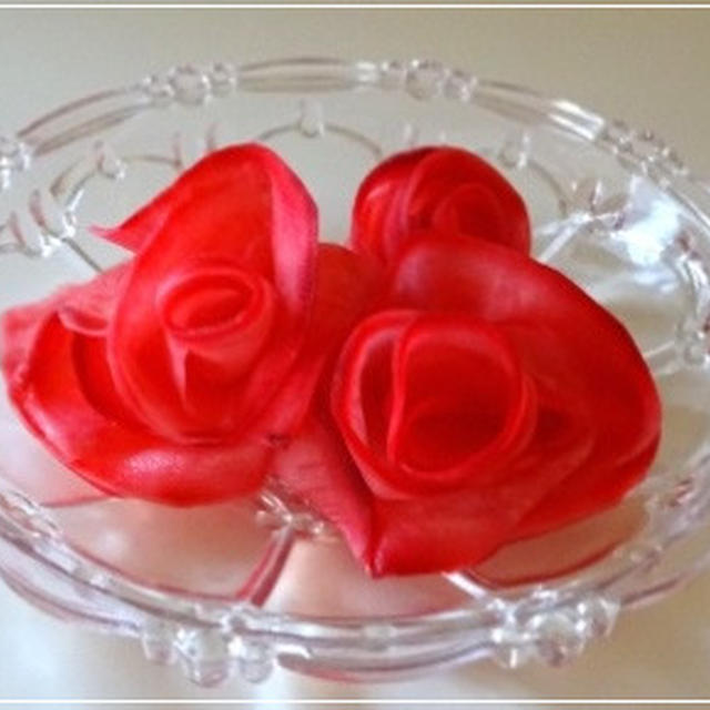 赤かぶの薔薇to洋酒漬フルーツ☆