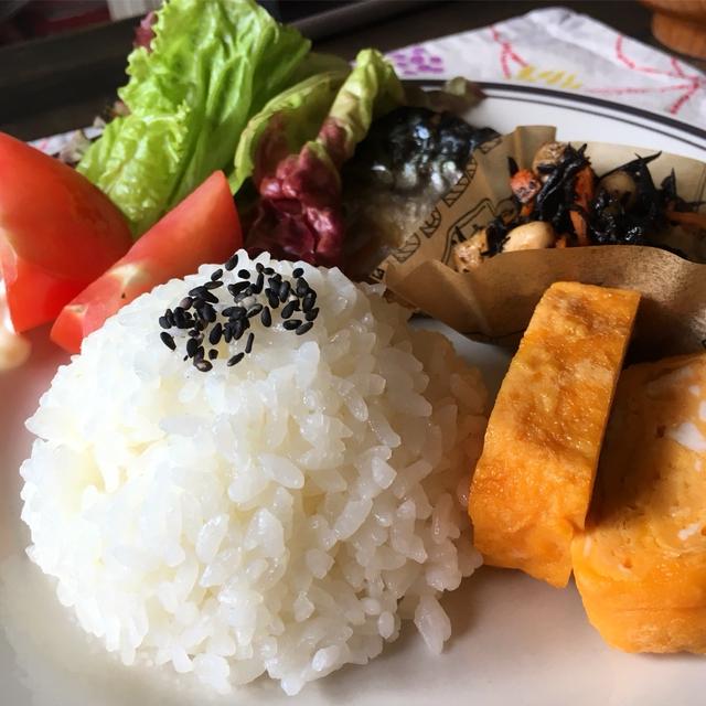 100均のデコしゃもじで、簡単カフェ風ワンプレートごはん！
