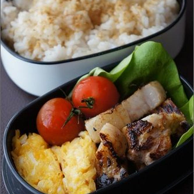 豚の味噌漬け弁当。