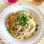 早ゆでパスタで簡単ランチ！えのきとたらこの和風スパゲティ