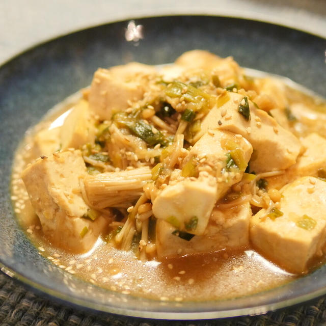 【レシピ】麺つゆあればOK「木綿豆腐の炒め煮」。ビストロパパ初ヘルシー月間スタート