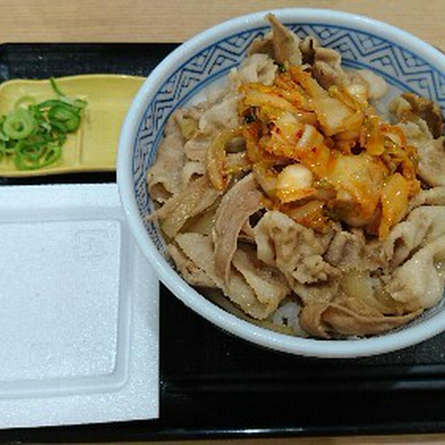 吉牛行って豚丼☆2016/04/27の晩ごはん。