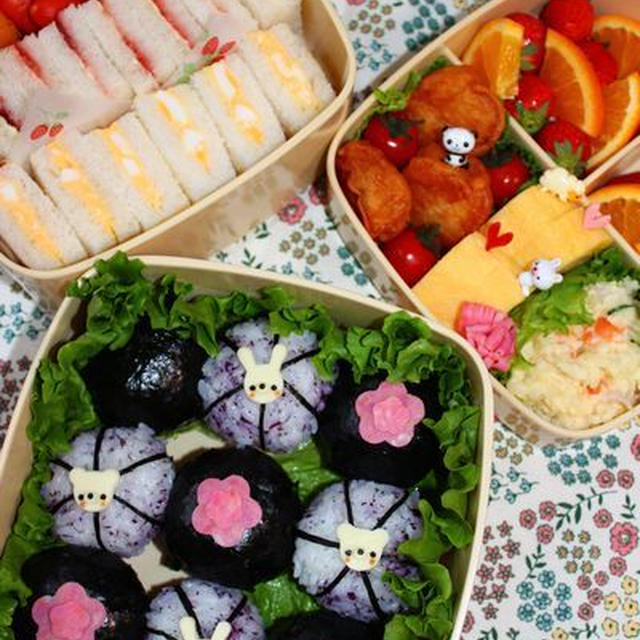 親子遠足のお弁当