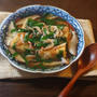 桜海老と椎茸 ニラのあんかけ揚げだし豆腐