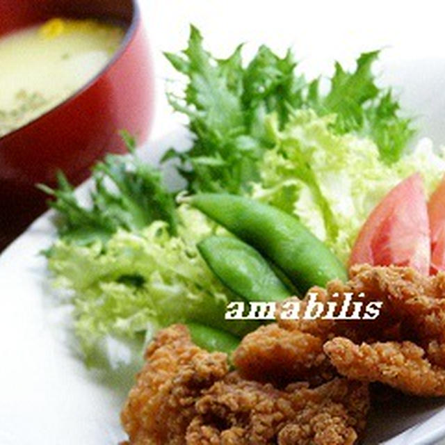 チキンと野菜のセット