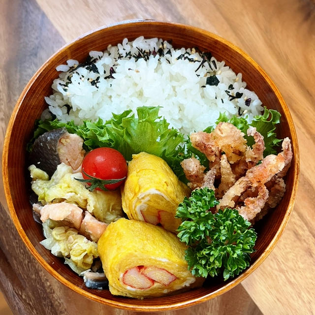 ザザーっと4日分のお弁当。