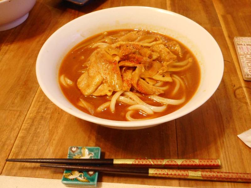 カレー粉で作るカレーうどん