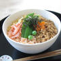 人参とお豆腐のそぼろごはん