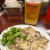 生ビールと豚足のセットが600円　神戸元町高架下　第一旭　神戸ラーメン　6月30日閉店　移転情報
