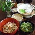 ＊小松菜の木の子タレ　＊炊き込みご飯