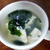 《ちぎり野菜で朝のスープ　》　豆腐　カットワカメ　シラス