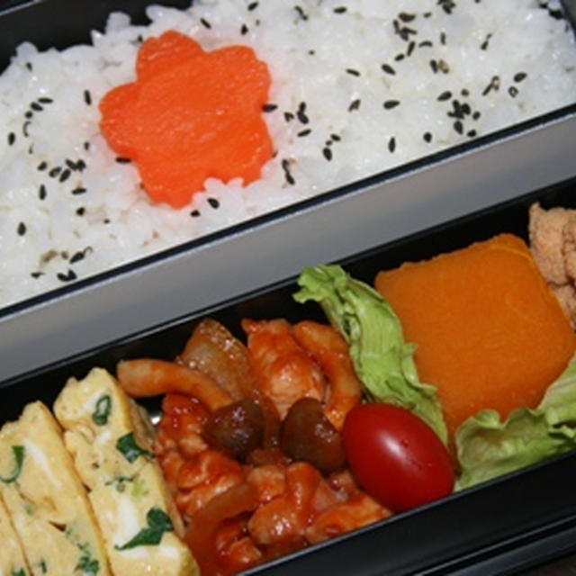 3月11日　　鶏肉のケチャップ炒め弁当