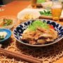 『豚の生姜焼き』とストウブで副菜の献立。