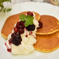 HMにちょい足し！ほんのりチーズケーキのようなホットケーキ