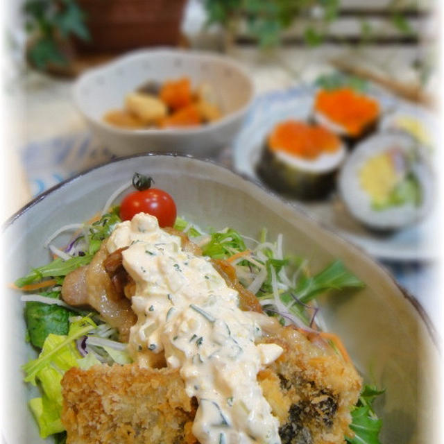 サンマフライな晩御飯★寒すぎやんなぁ（┰_┰）