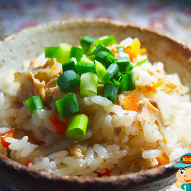 さけ缶で簡単♪鮭炊き込みご飯の巻