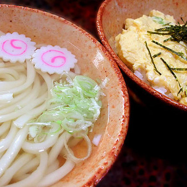 すっきり白だしうどん！！