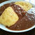 お昼に「オムカレー」