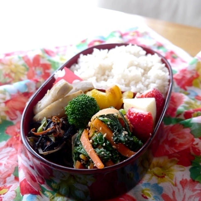 野菜不足を解消☆お野菜弁当～ひなまつり