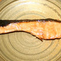 鮭の照り焼きと厚揚げと小松菜の煮物