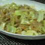 キャベツと挽肉の中華炒め