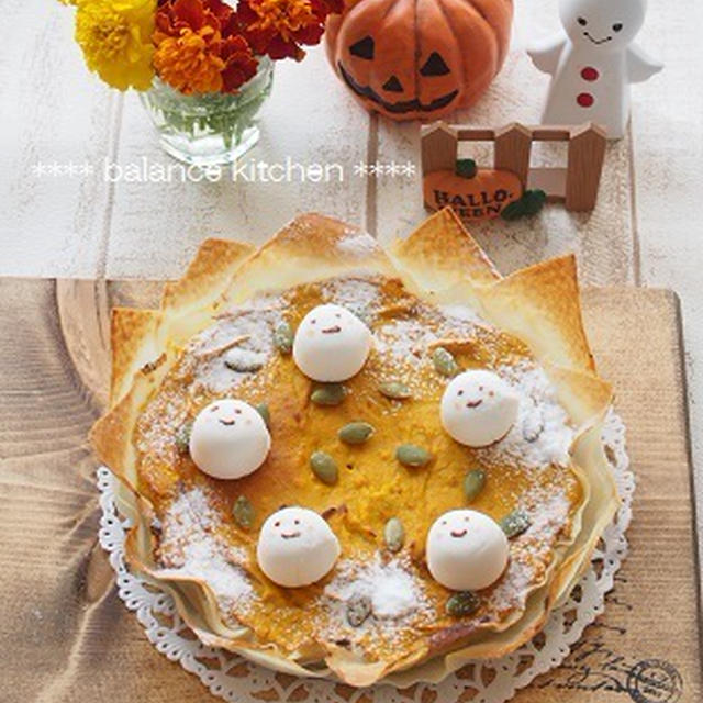 【ハロウィン】春巻きの皮で。簡単・低カロリー・低コスト！パンプキンパイ