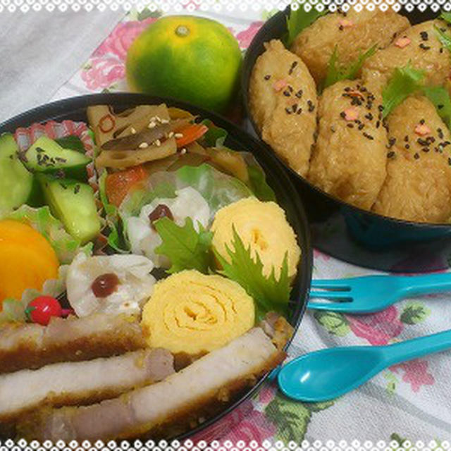 三ツ星食感☆☆☆揚げないミラノ風カツ弁当