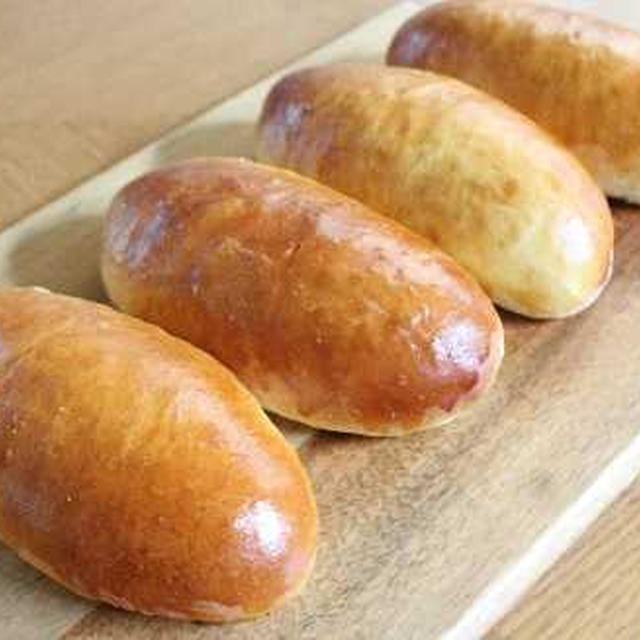 コッペパン焼いてホットドック♪
