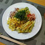 相性抜群☆焼きナス入り冷やし中華。