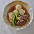 里芋と牛肉の煮物