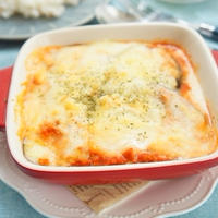 【缶詰レシピ】自家栽培なすとホワイトソース缶とミートソース缶でなすのムサカ