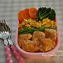 簡単！お弁当レシピ～3色おかずのっけお弁当～