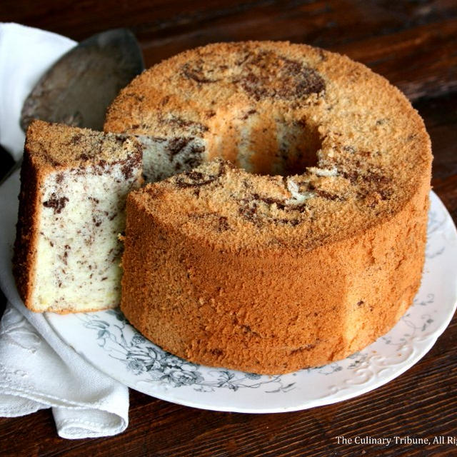 Chocolate Marble Chiffon Cakeチョコマーブルシフォンケーキ