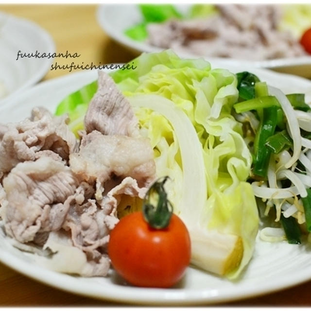 春キャベツと豚肉のにんにく醤油