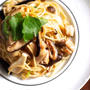 柚子胡椒と昆布茶が決め手！の和風きのこパスタ（「チューボーですよ！」より）
