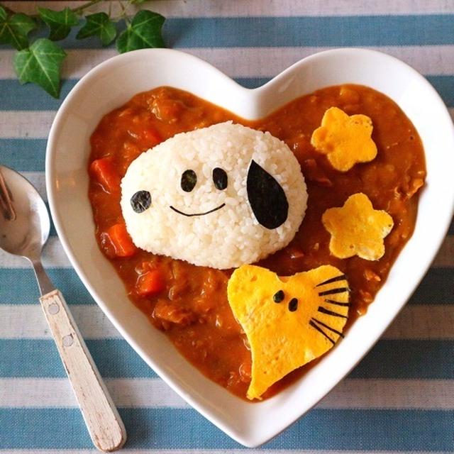 デコカレー＊スヌーピー ウッドストック