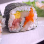 余った寿司ネタで作った海鮮巻き「見た目より美味しい♪」