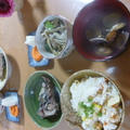 ひと手間で絶品「筍ご飯」と「筍のサラダ」 by ゆーれんママさん