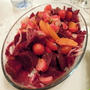 Beets with Orange / Pink grapefruit salad 赤のサラダ；ビーツと柑橘系