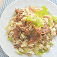 美味しいお肉は簡単＆シンプルが美味しい〜！上州和牛でビーフレタスご飯。
