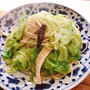 キャベツと油揚げのパスタ