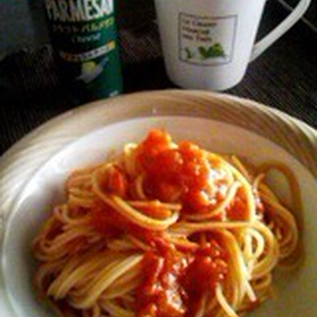 「トマトパスタ」