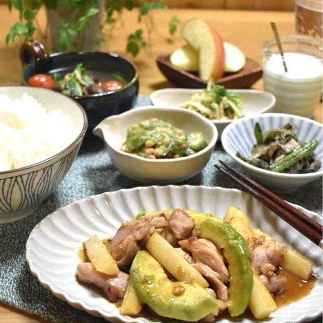 【レシピ】鶏肉と長芋アボカドの旨ダレ✳︎タレでご飯も食べれます。