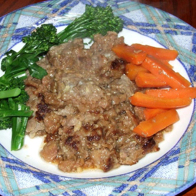 牛ミンチの角煮と白菜のごま酢和え