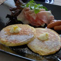 くるみダイス入りホットケーキで久々ホッと一人ランチ